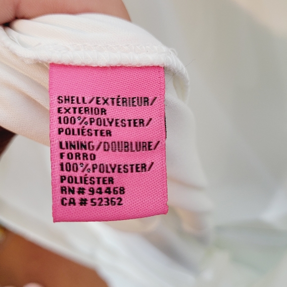 Betsey Johnson Fit & Flare Lace Midi Dress Ivory Sleeveless Wedding Evening Sz 6 - Picture 9 of 13